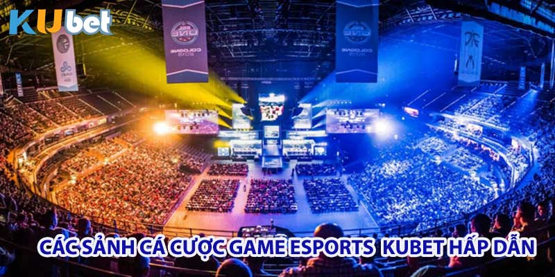 Các sảnh cá cược Game Esports Kubet hấp dẫn